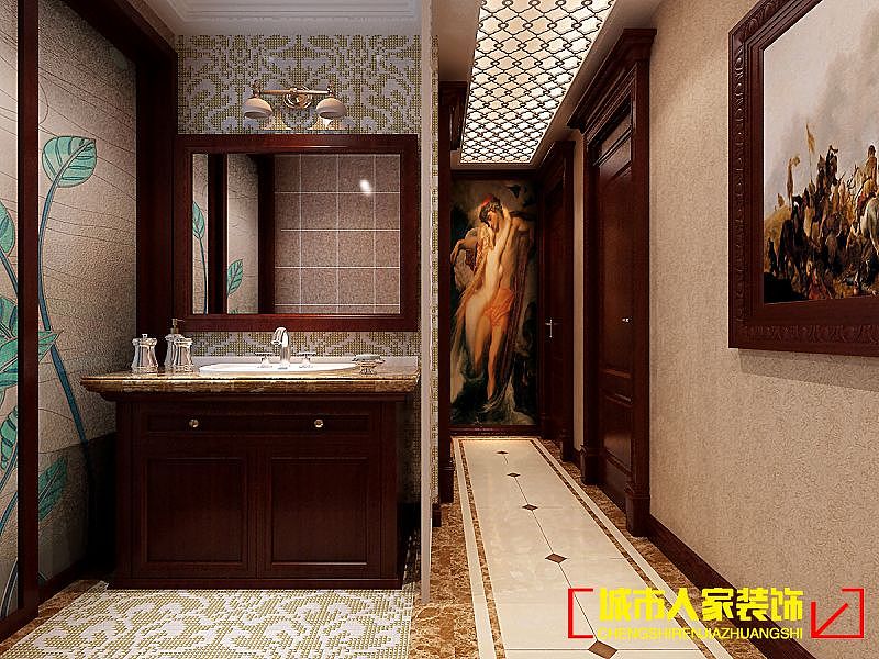 设计说明：简约中式风格整体兼有传统中式风格和现代简