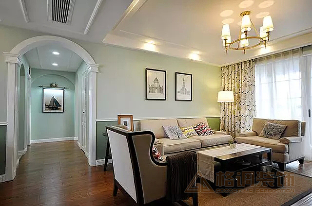 约克郡建筑面积：120平米户 型：三室两厅装修风格