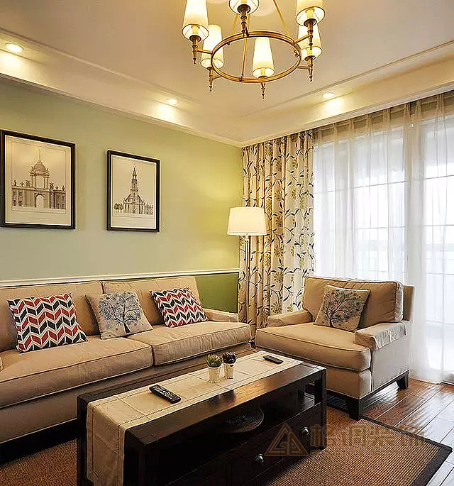 约克郡建筑面积：120平米户 型：三室两厅装修风格