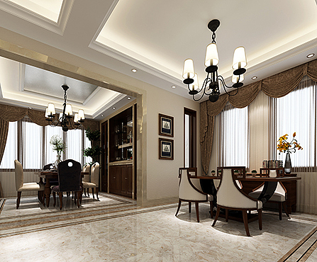 简约欧式风格从简单到繁杂、从整体到局部，精雕细琢，