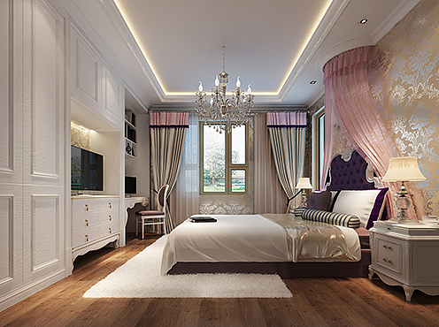 简约欧式风格从简单到繁杂、从整体到局部，精雕细琢，