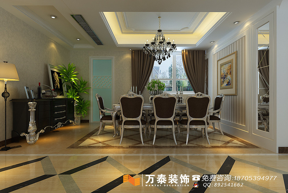    本案例是简欧风格装修设计案例，大包13万，这