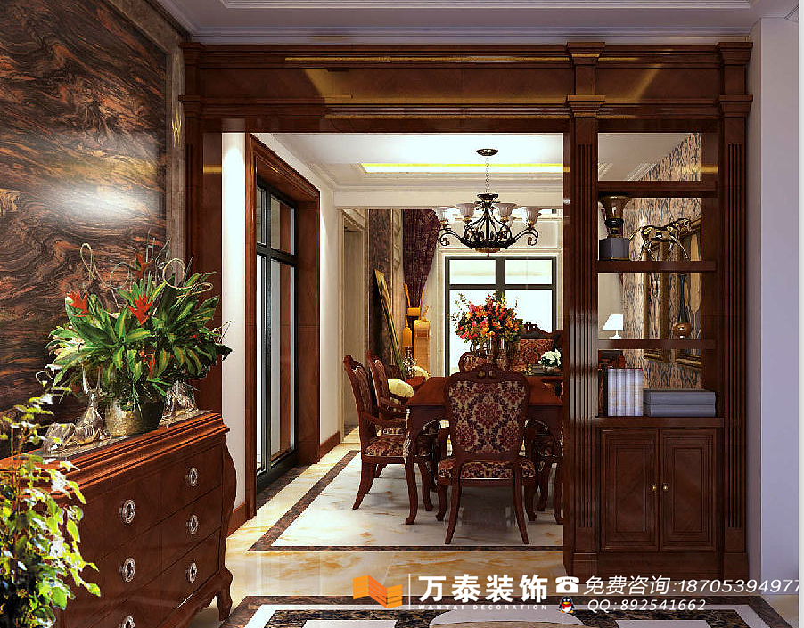 这是一套金桂园的装修案例