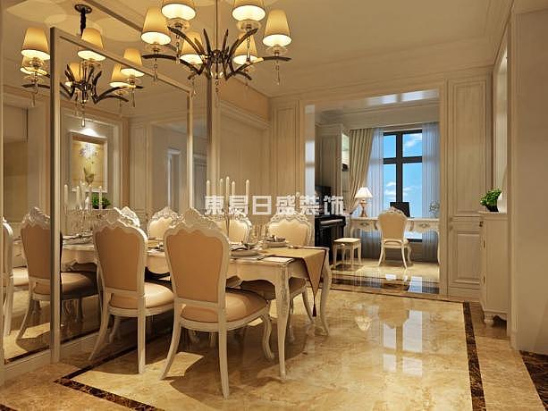 建筑面积：95平米案例说明：整个空间设计把欧式风格