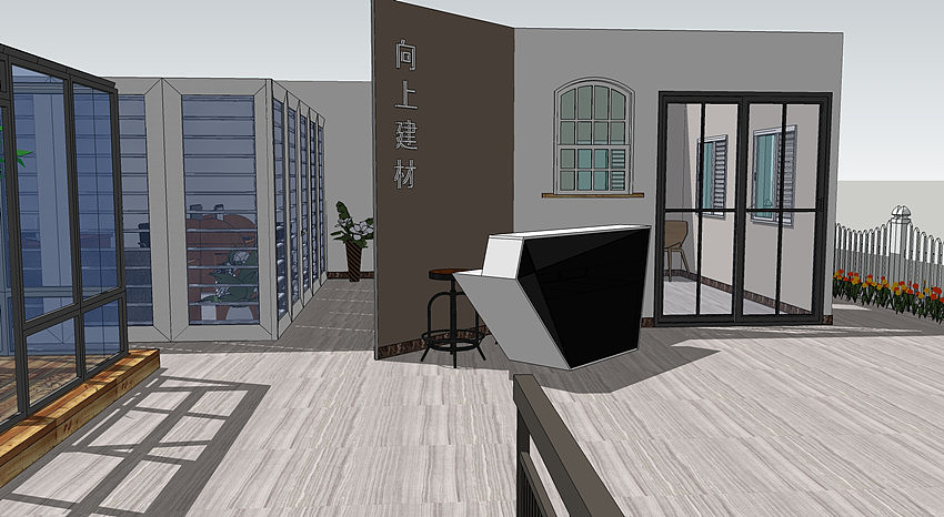 线条明快，色彩单纯，造型见解，形态硬朗，能快速的给