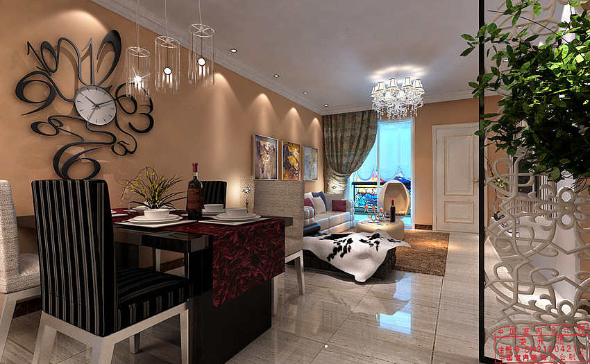 以简洁的表现形式来满足人们对空间环境那种感性的、本