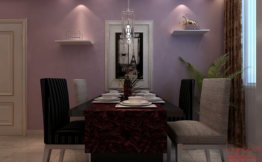 以简洁的表现形式来满足人们对空间环境那种感性的、本