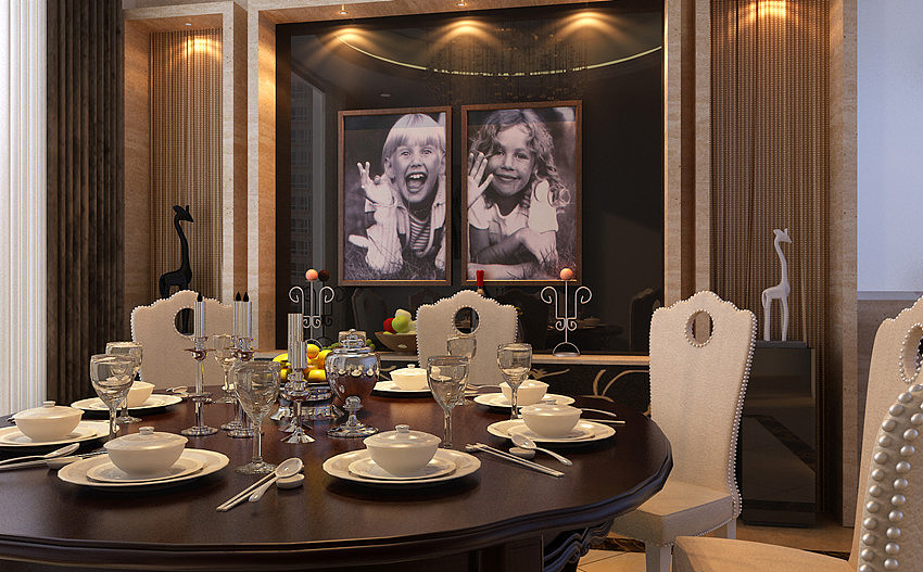 欧式风格强调以华丽的装饰、浓烈的色彩、精美的造型达