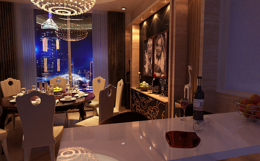 欧式风格强调以华丽的装饰、浓烈的色彩、精美的造型达