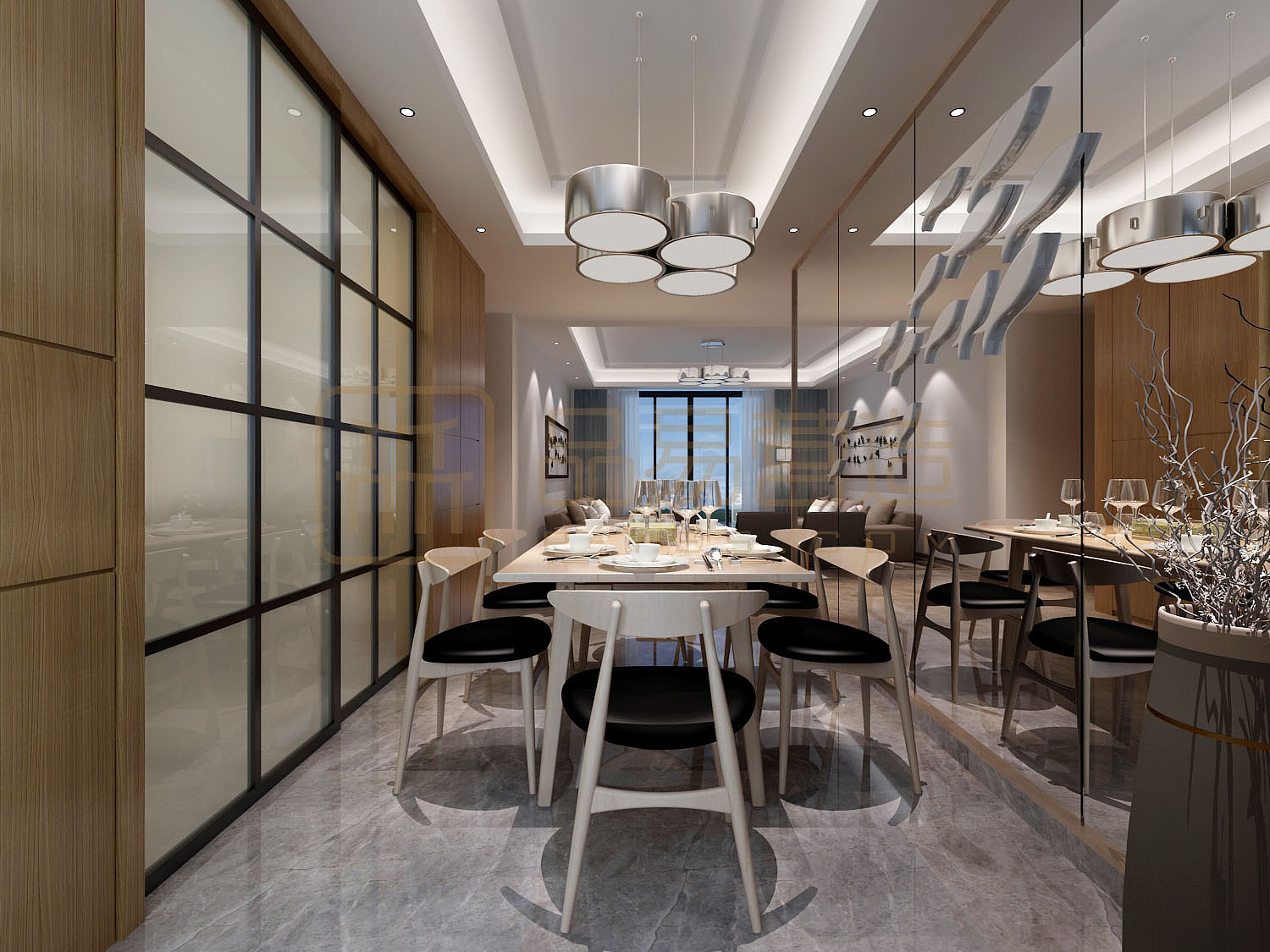 品易装修--莲花新城装饰案例本案采用简约欧式风格，