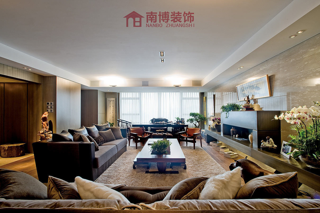 一位书法家的雅居，到处充满文艺的气息，中国风