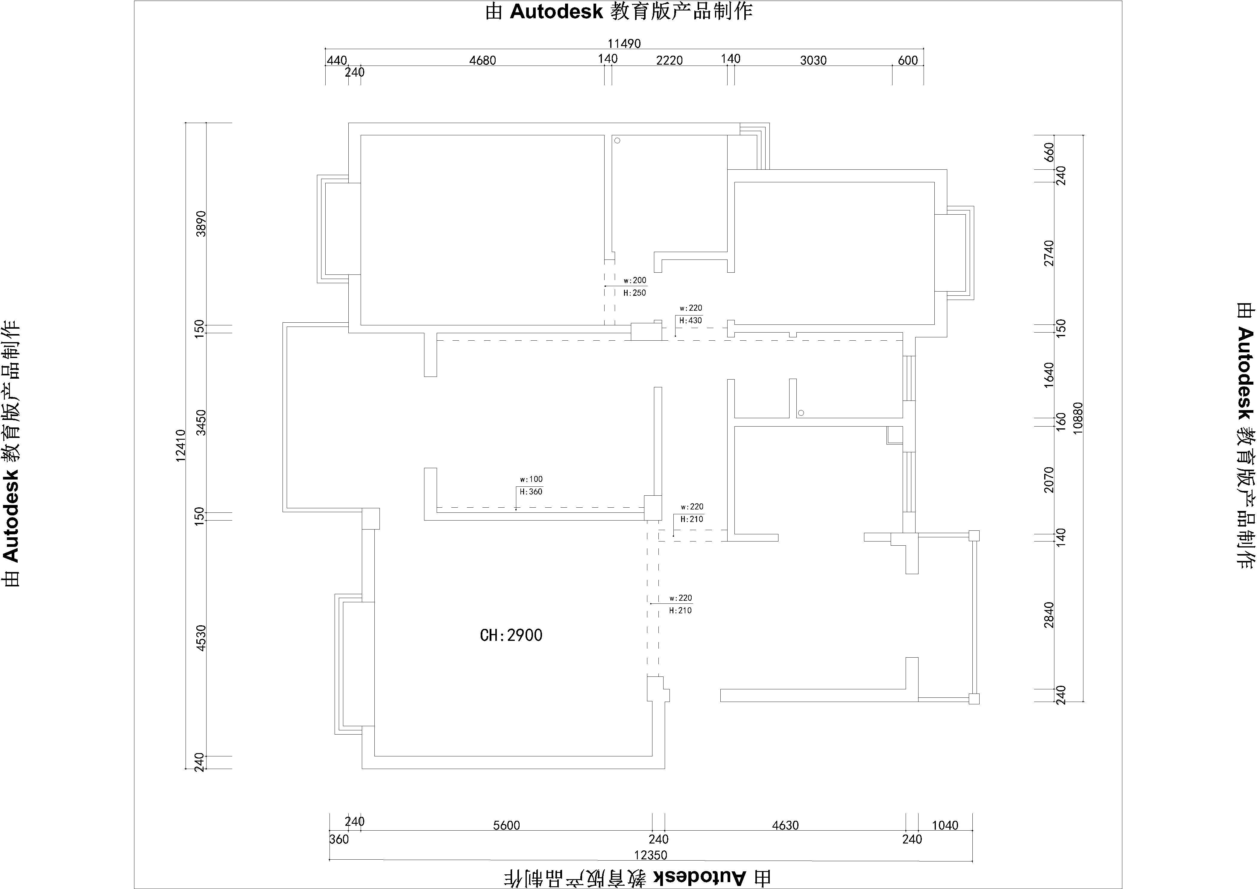本套设计设计师考虑了以田园混搭为前提进行的，主要让