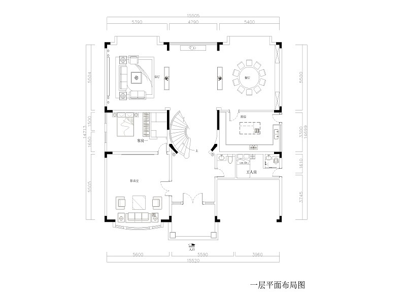 本项目为简欧风格，借鉴了古典主义和新古典主义风格的