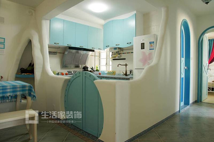面积：90 地中海风格 整体装修 全包装修 造价：