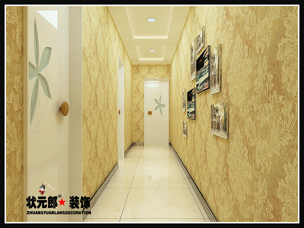 状元郎装饰理发厅装修实景案例