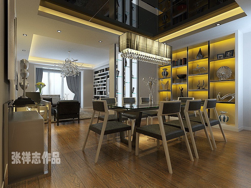 项目名称:御景尚都首席设计师：张祥志建筑面积：22