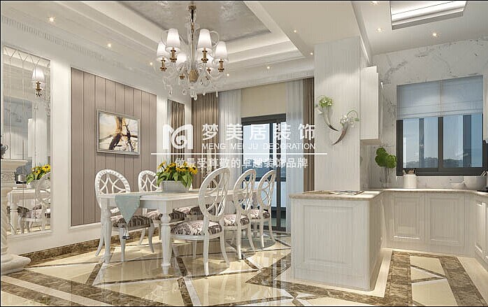 简欧家居风格从整体到局部、从空间到室内陈设塑造，都