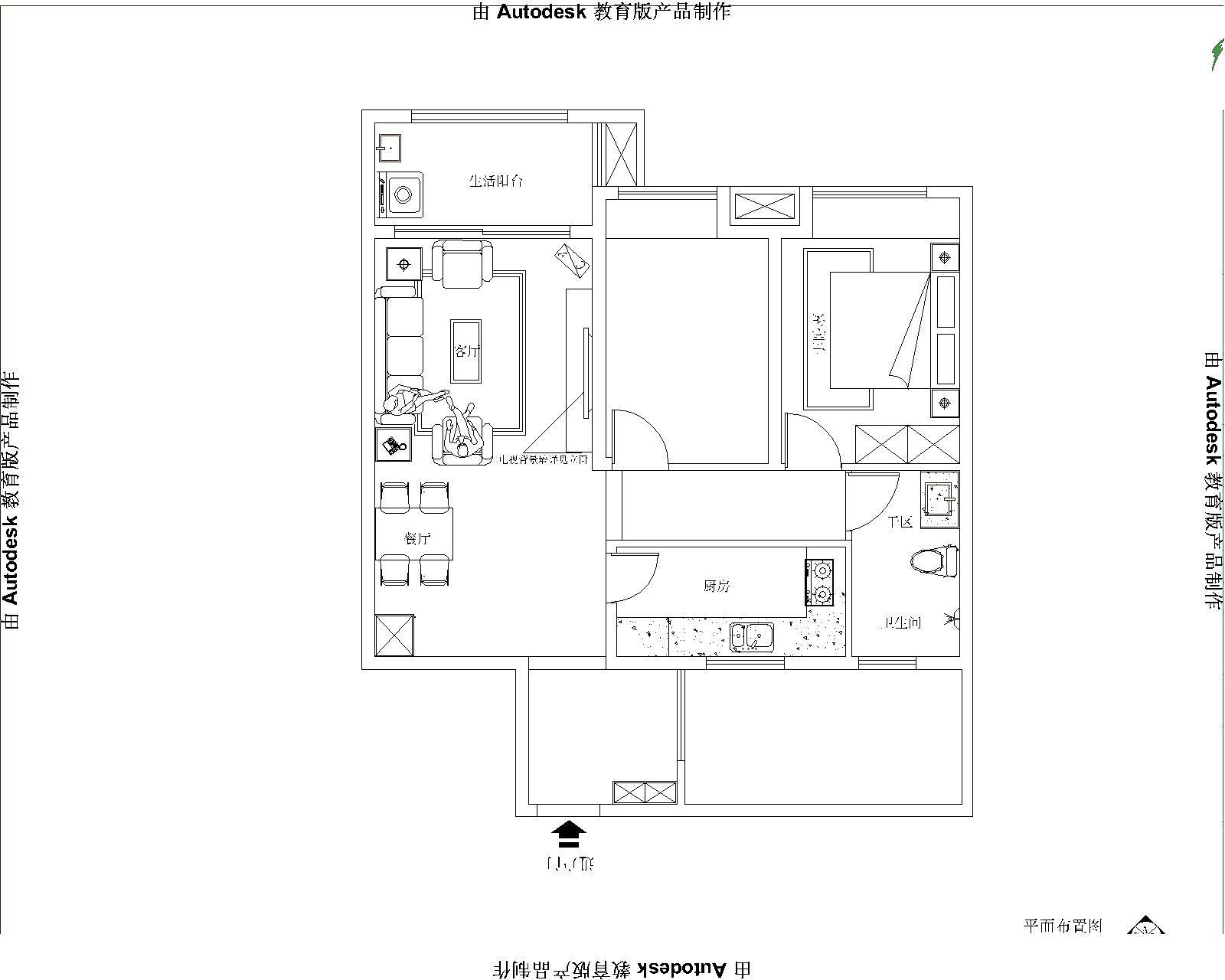 现代简约风格主要表现在空间开敞、内外通透，在空间平