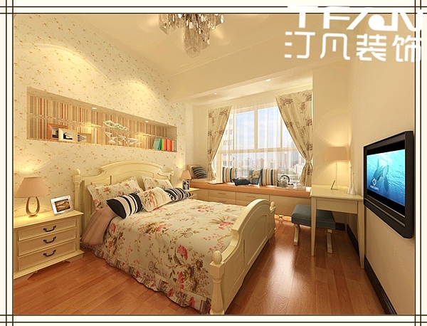 小区名称：园上园建筑面积：77平米装修风格：田园风