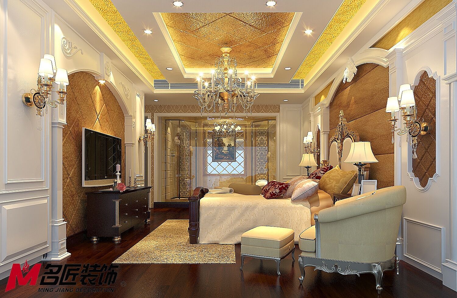 小区名称：海亮蓝郡别墅房屋面积：500设计师：张乐