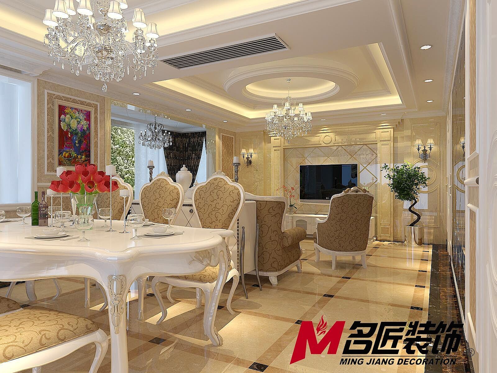 小区名称：印象西湖房屋面积：140设计风格：欧式风