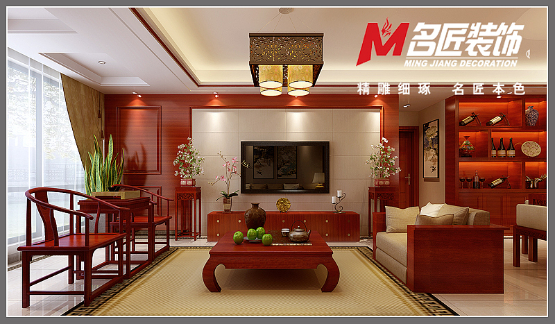 小区名称：上铁银欣花园面积：130设计风格：中式设