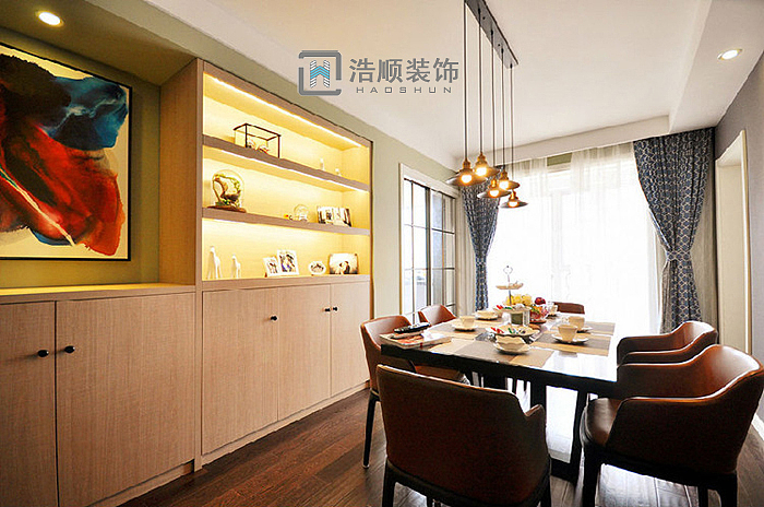 工程名称：摩登时代工程地址：文溪鼎园风格：现代简约