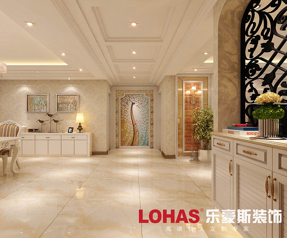 奥北公元154㎡三室两厅后现代装修效果图