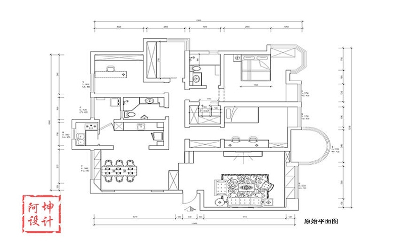项目名称:千泰居  首席设计师：杨振坤施工单位：青
