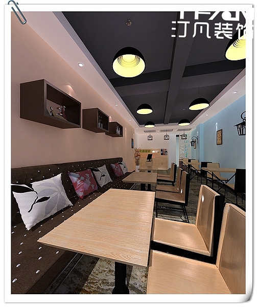 设计说明：整体设计空间遵循简洁、明快的设计理念，充