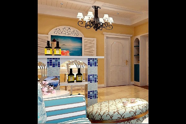 【宝蓝空间设计】金地华公馆地中海风格案例