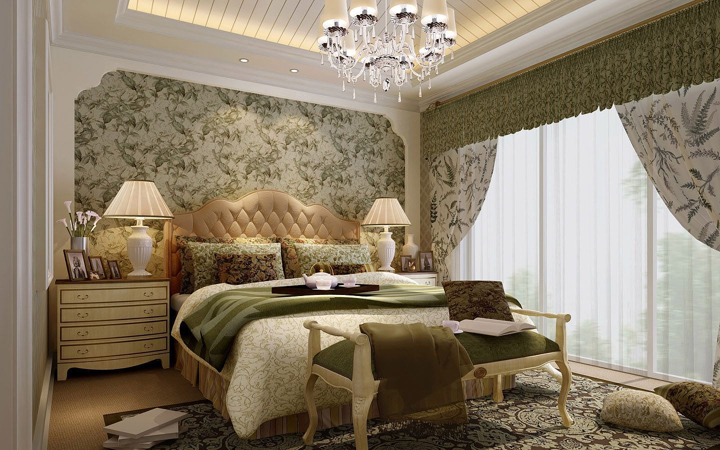 地中海风格样板间，整体半包，合同价43000