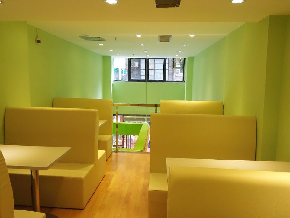 店的设计跟绿色产品相结合