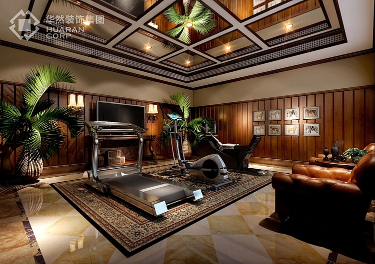 玫瑰园效果图 800㎡案例 法式风格 华然装饰