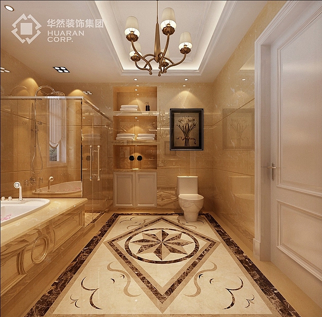 玫瑰园效果图 800㎡案例 法式风格 华然装饰