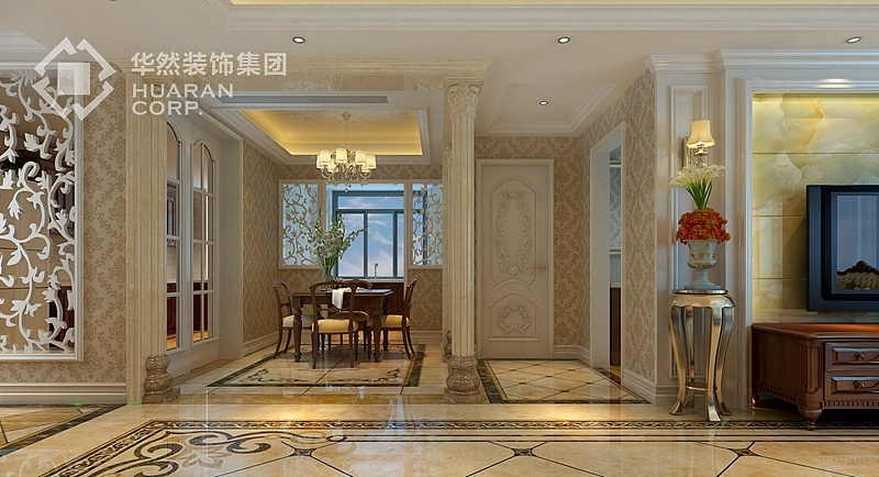 栢悦公馆183平 欧式风格 华然装饰