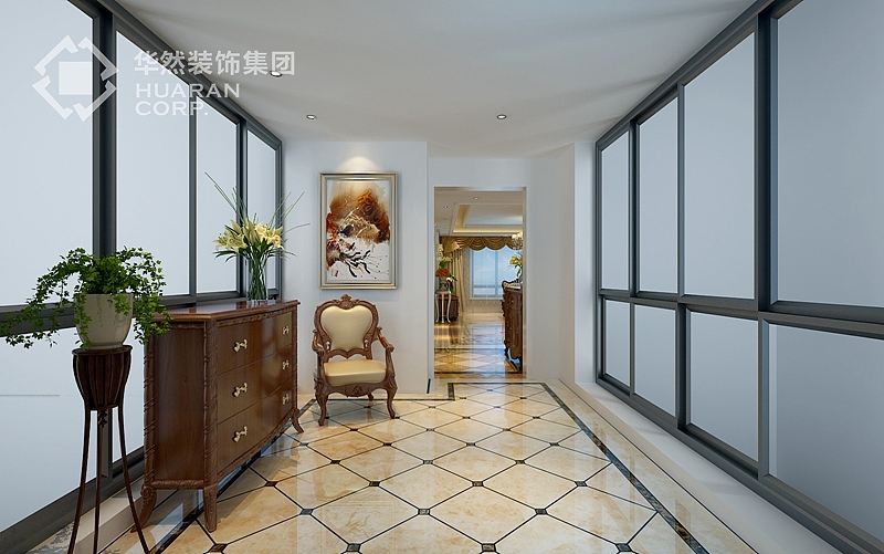 栢悦公馆183平 欧式风格 华然装饰