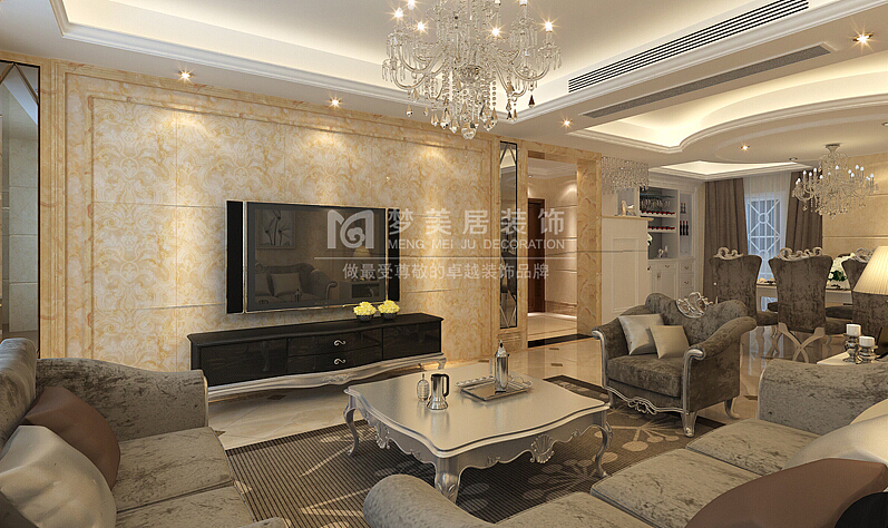 简欧家居风格从整体到局部、从空间到室内陈设塑造，都