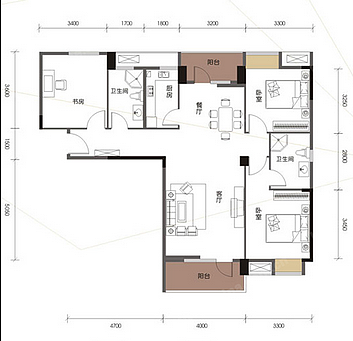 14万打造123平现代简约风格的家