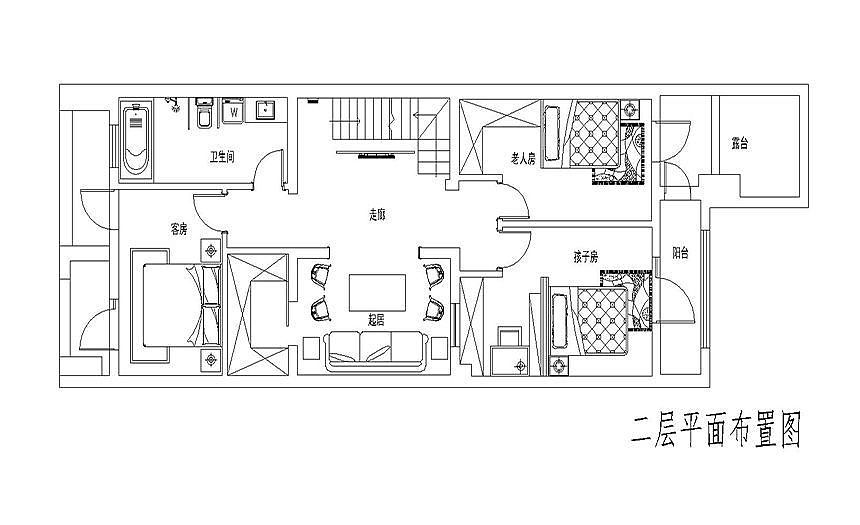 别墅装修【卓越蔚蓝群岛】345平新中式装修设计|青岛实创装饰