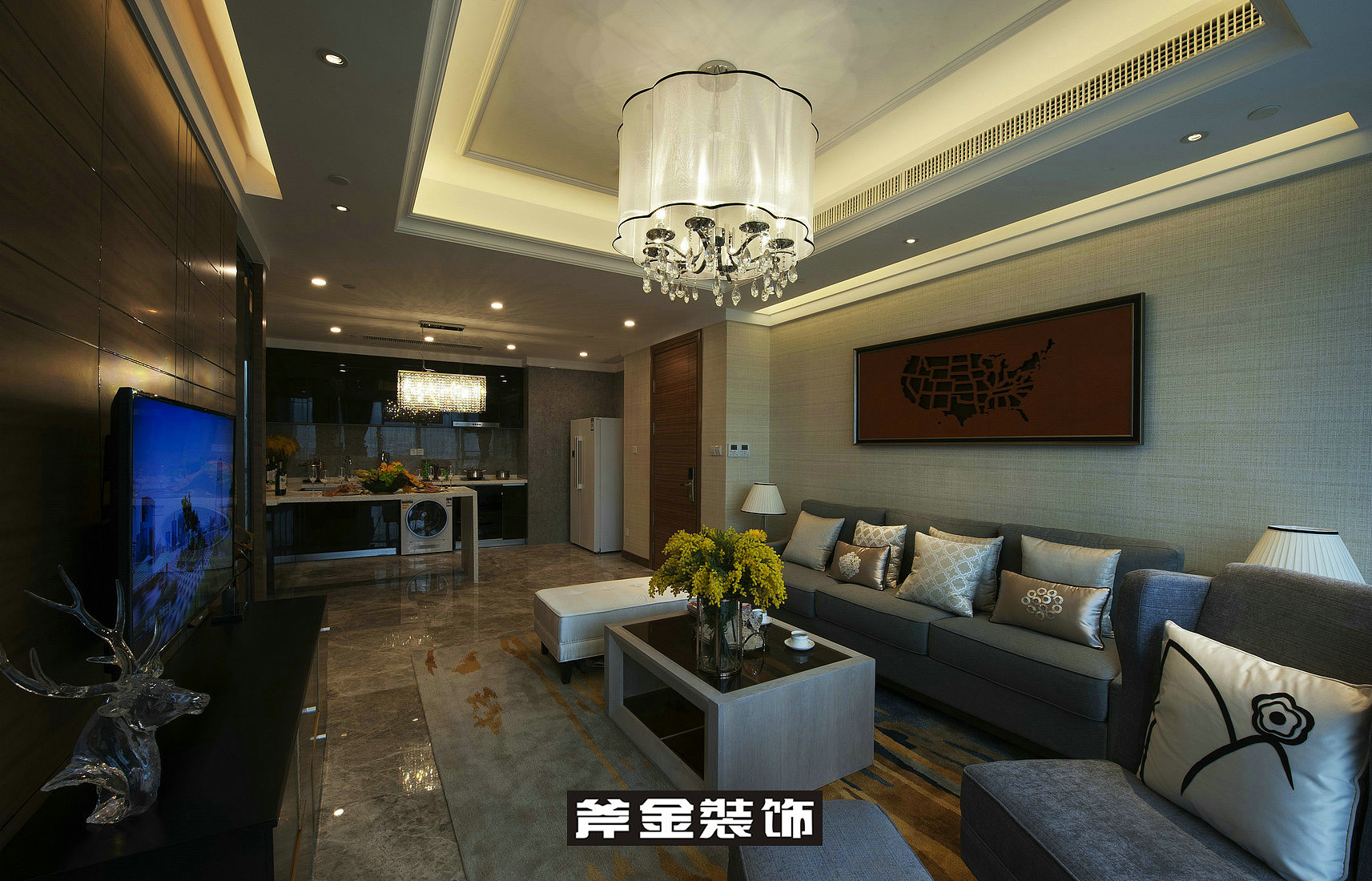 样板间设计则包括单身公寓、一房一厅及三房两厅等多种