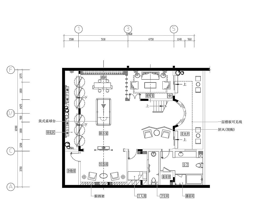 楼盘名称：珠江御景峰花园别墅装修风格：法式建筑面积