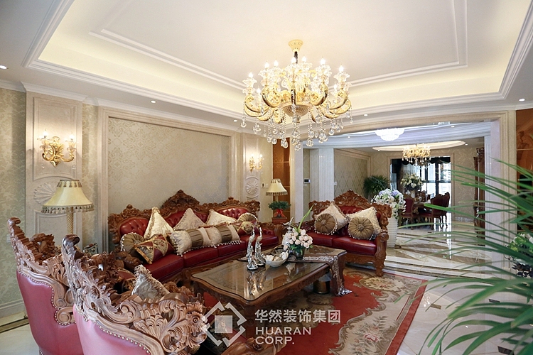 凯旋门320平 新欧式风格 实景案例 华然装饰