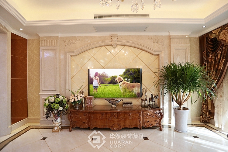 凯旋门320平 新欧式风格 实景案例 华然装饰