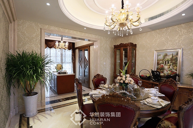 凯旋门320平 新欧式风格 实景案例 华然装饰