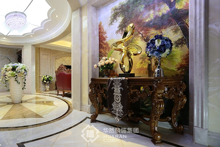 凯旋门320平 新欧式风格 实景案例 华然装饰