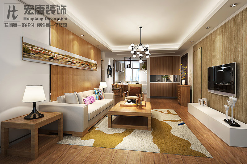 诺德上湖城122㎡现代案例