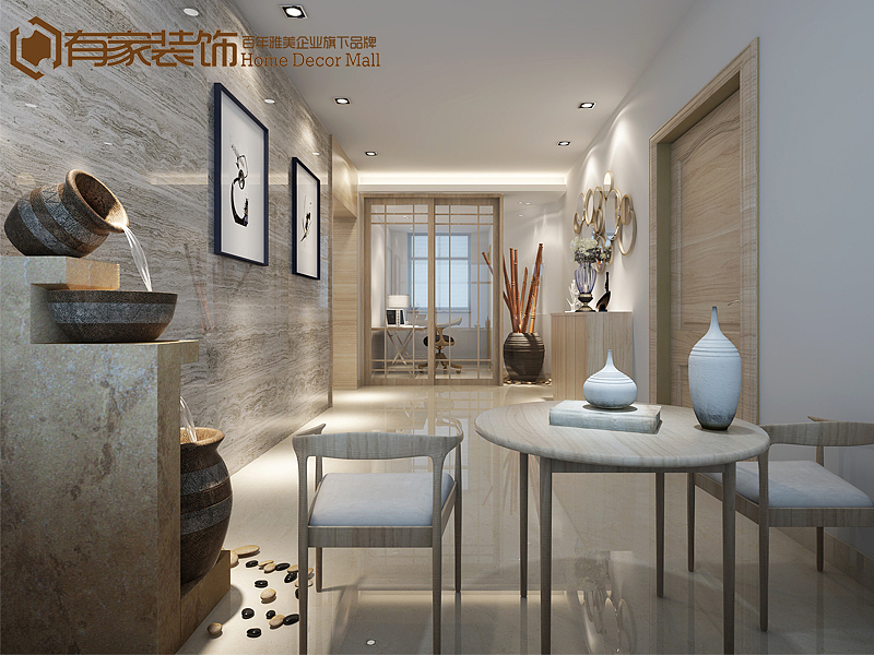 案例名称：海晟维多利亚设计师：余芳妹装修风格：现代