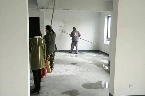 丁桥东兰轩开工放样