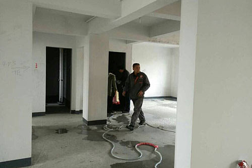 丁桥东兰轩开工放样